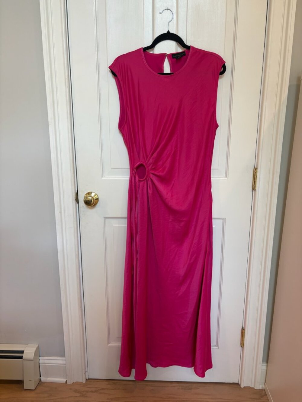 House of Harlow 1960 Side Ring Cutout Drape Maxi Dress